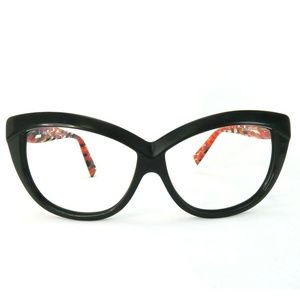 ALAIN MIKLI Al 313 checkered large cat-eye frames